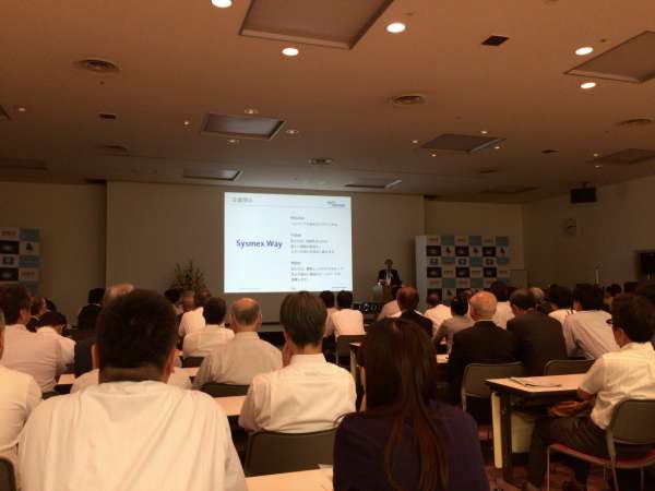 シスメックス家次社長のご講演です！