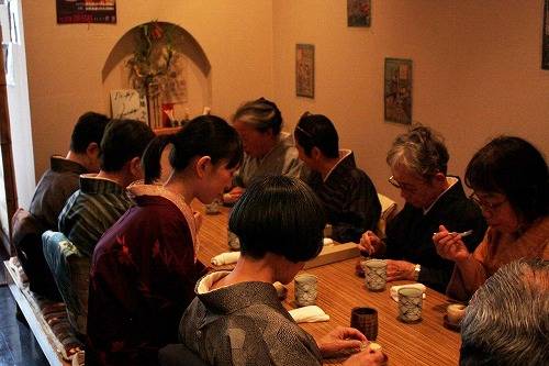着物で新年会in神戸！
